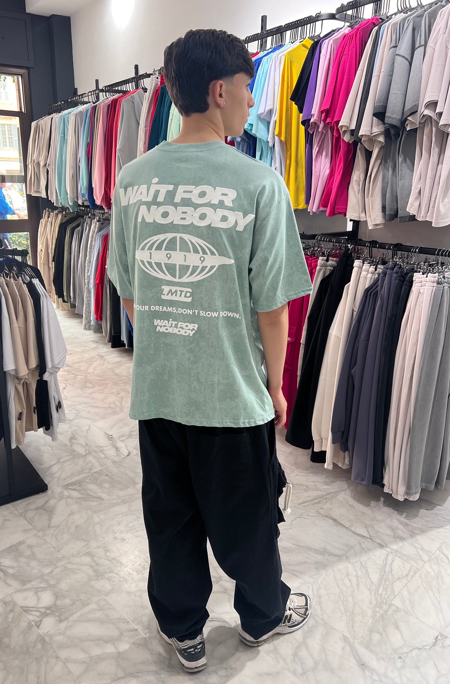 T-SHIRT STAMPA 160GR Wait For Nobody