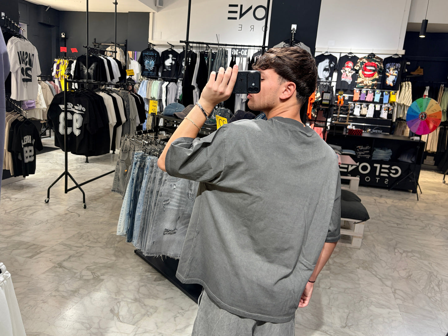T -Shirt Anxiety Grigio scuro