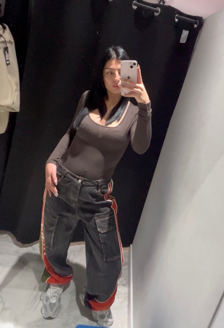 Woman JEANS CON DETTAGLIO ARANCIONE