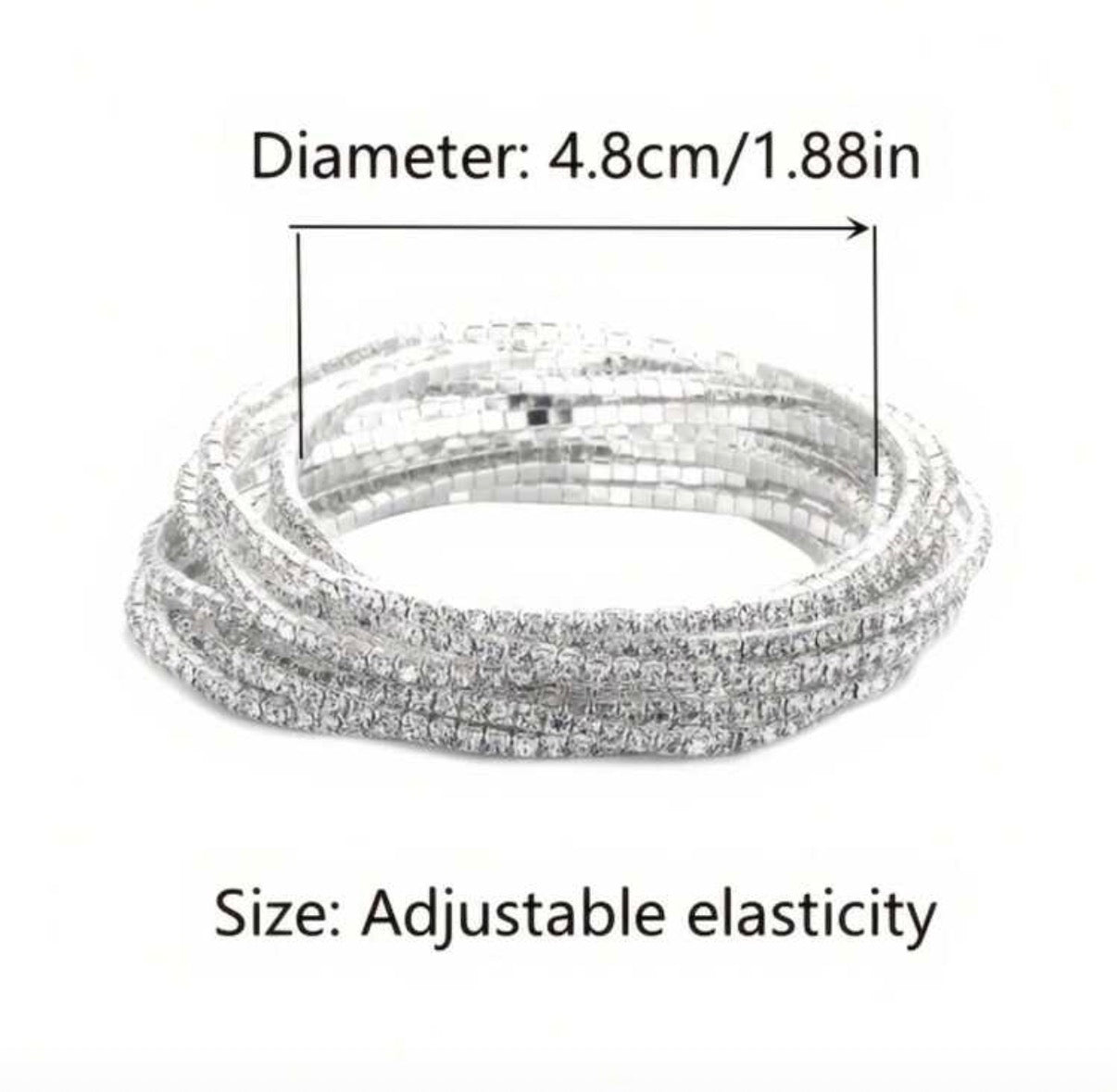 2 bracciali elastichi