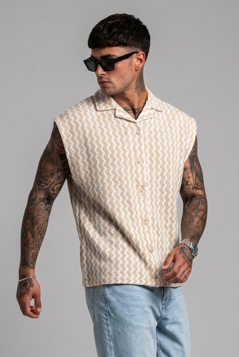 Cardigan sartoriale Smanicata