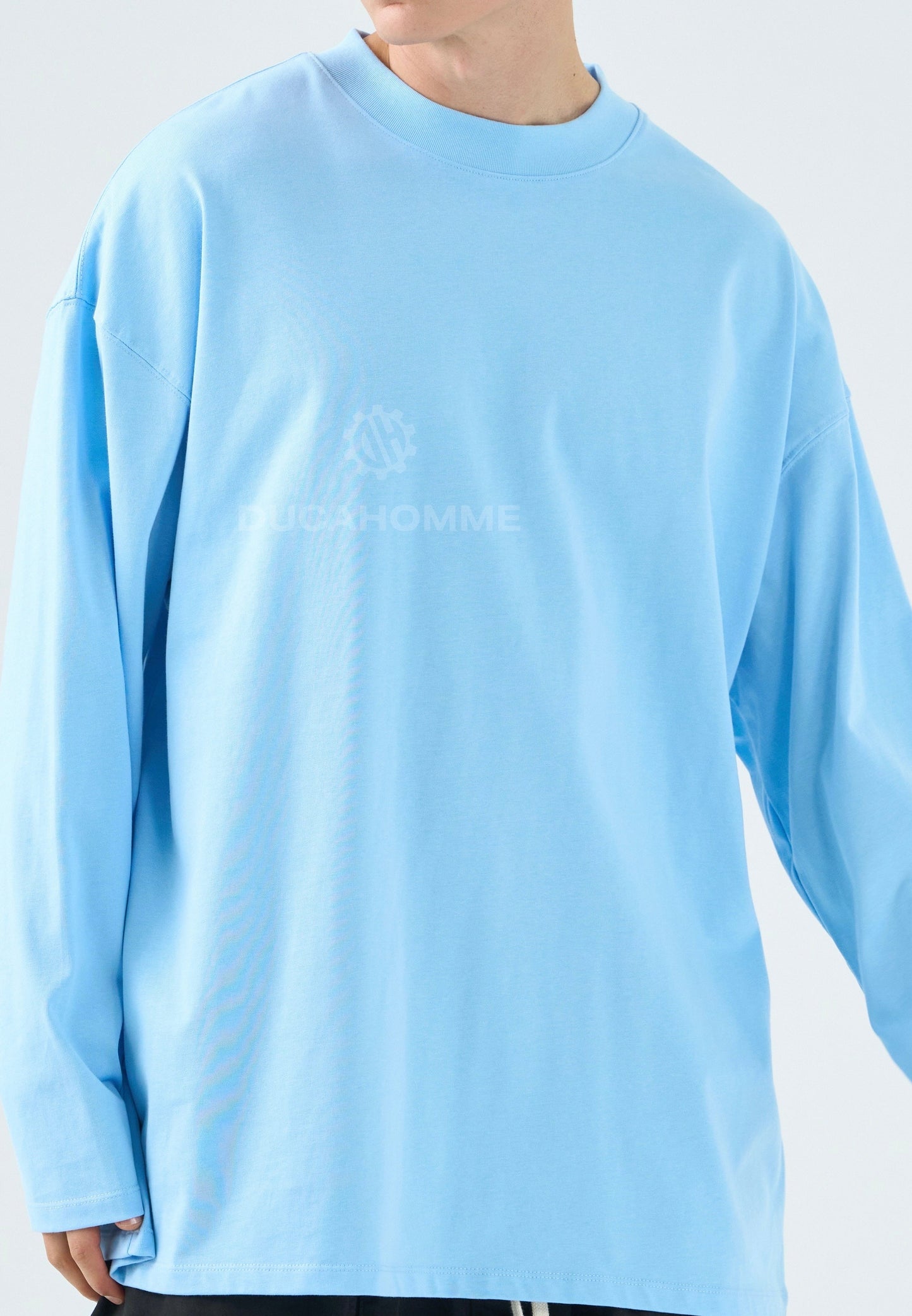 Maglia manica lunga celeste