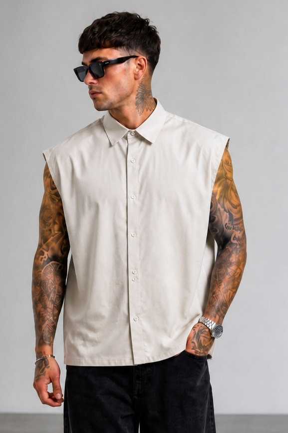 Camicia Smanicata