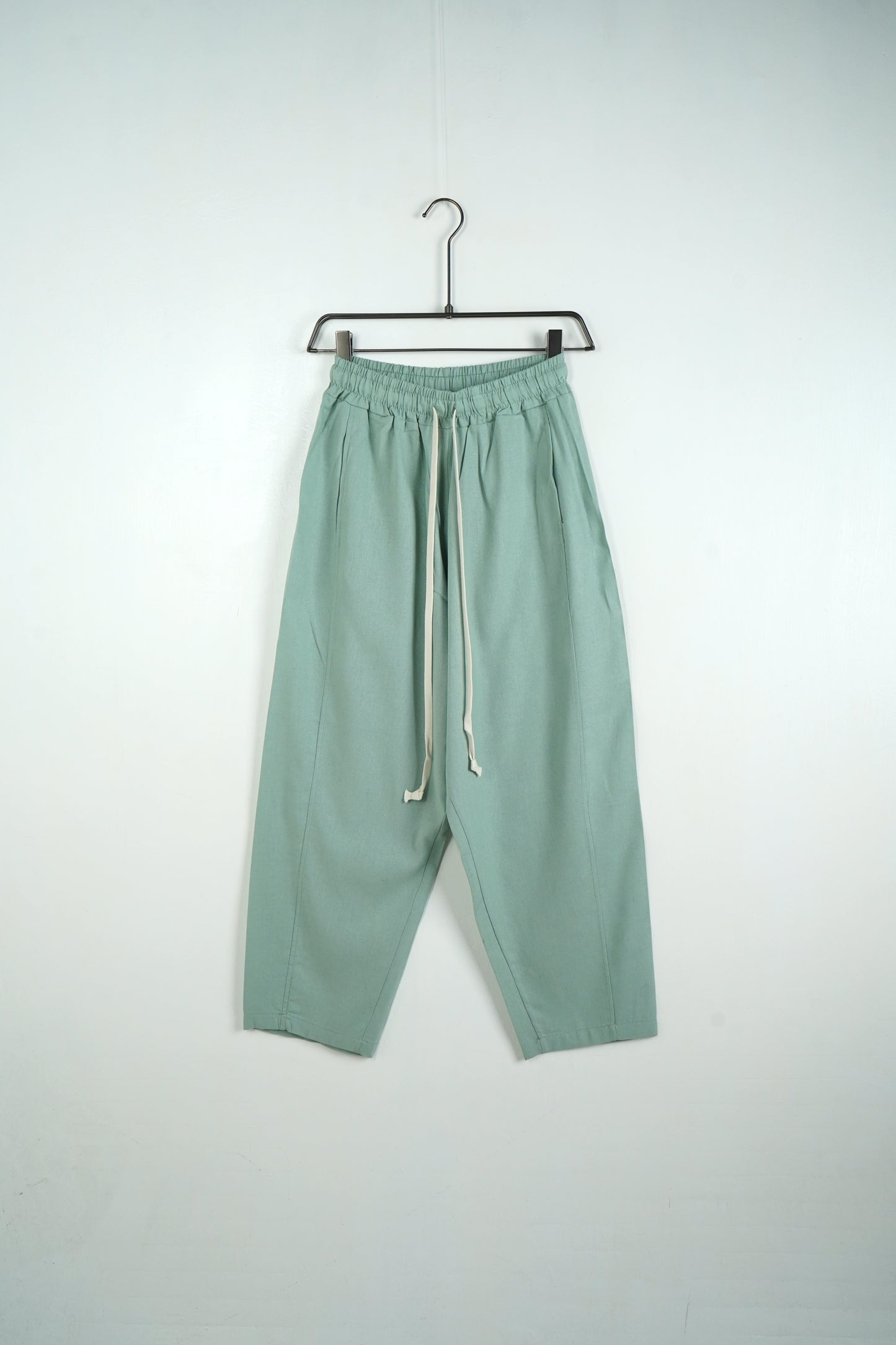 Pantalone largo acqua verde