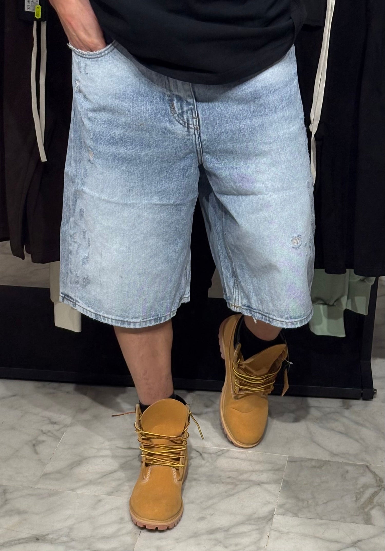 Bermuda-Jeans