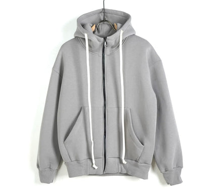 BASIC ZIP-UP SWEATSHIRT