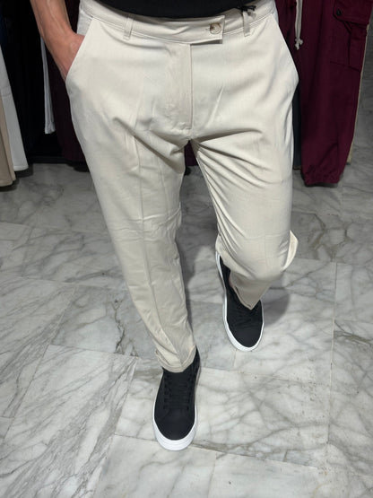 Pantalone Capri fit beige