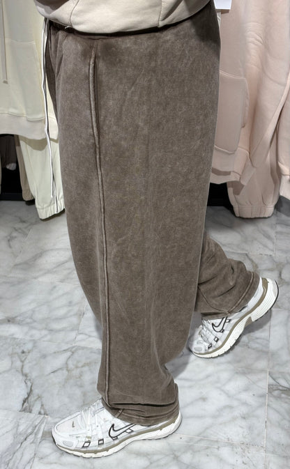 Pantalone tuta felpato Brown