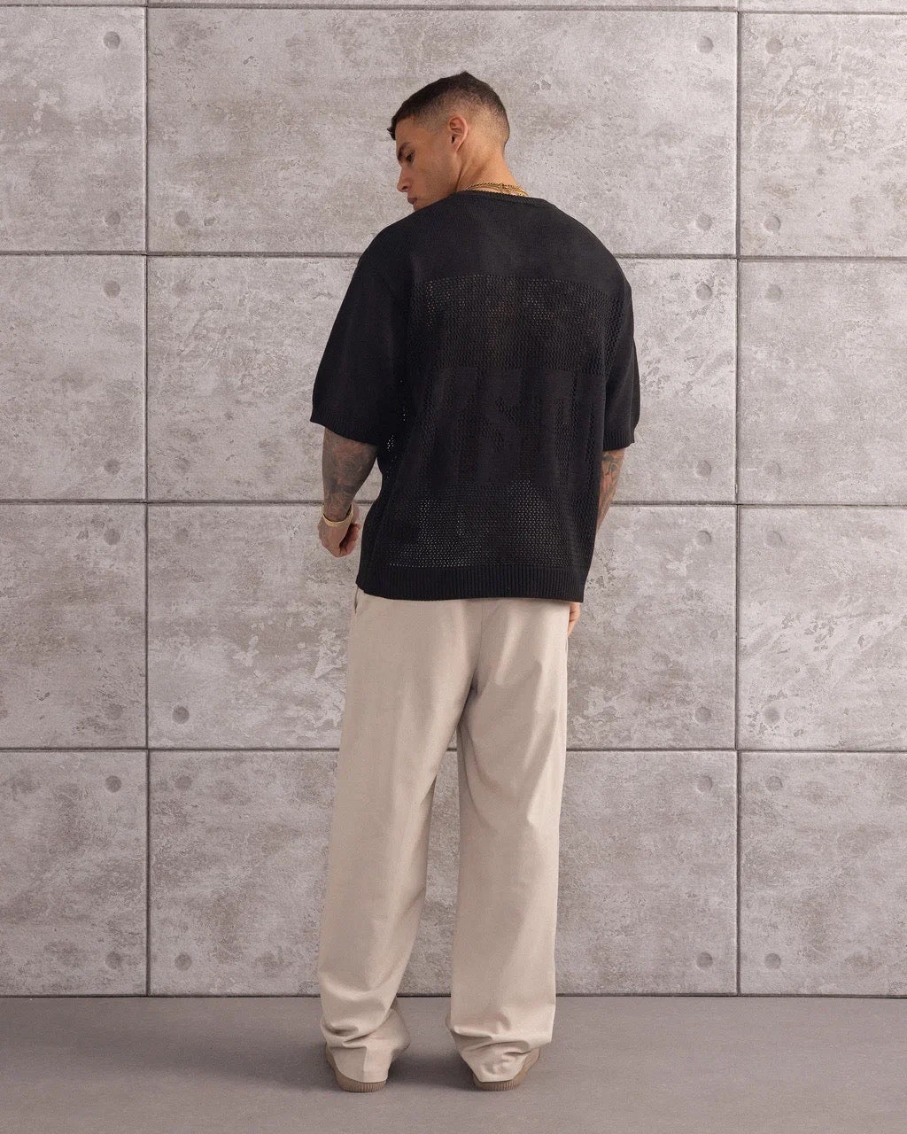 TSHIRT MAILLE CROCHET