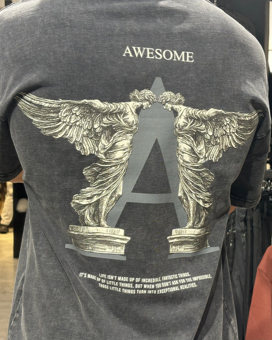 Maglietta Angel Grey