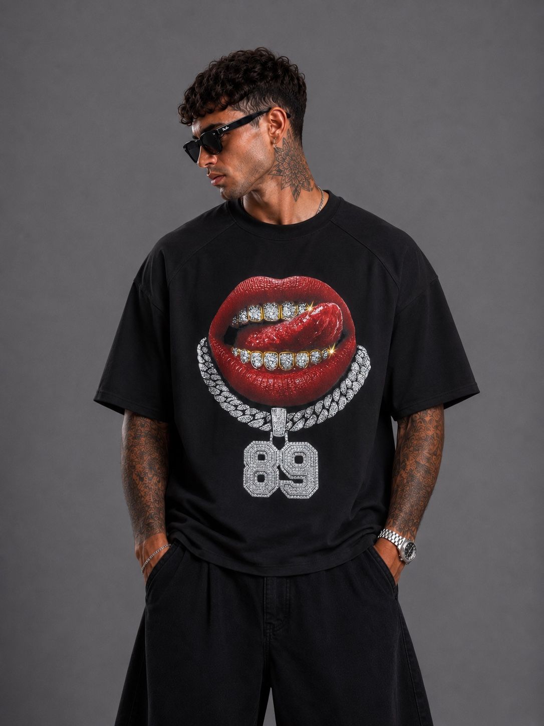 T-Shirt PREMIUM 89 argento
