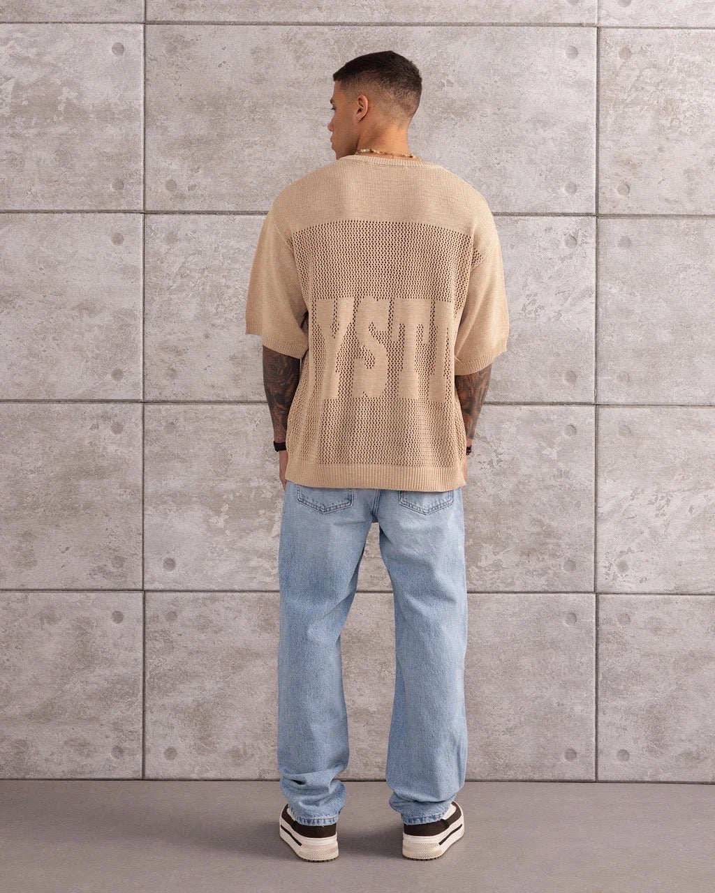 TSHIRT MAILLE CROCHET