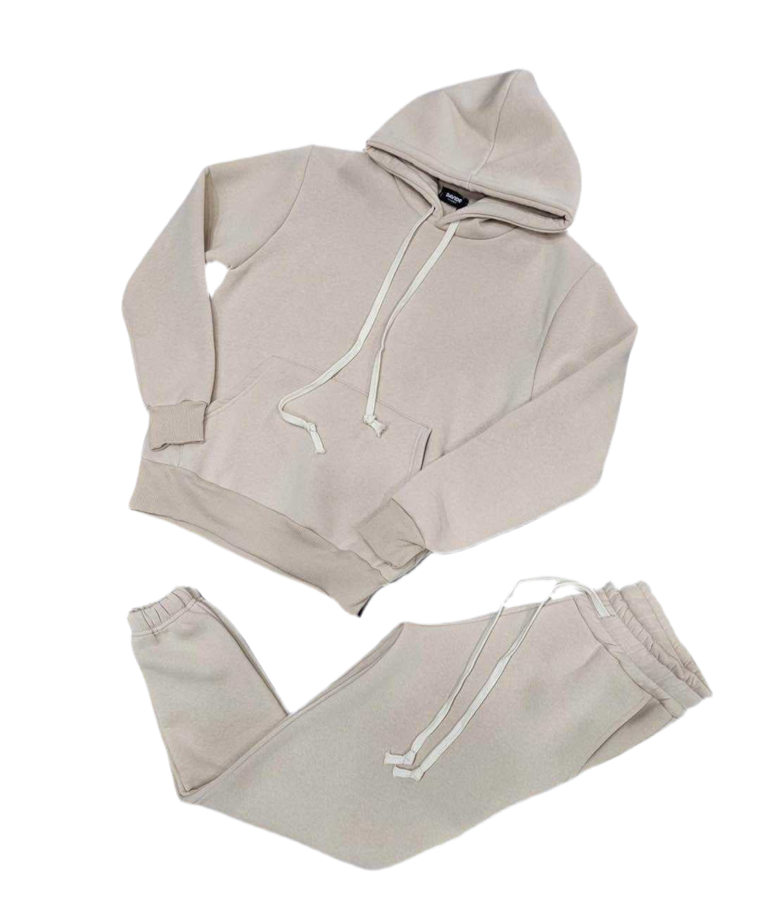 Tuta felpata con lacci