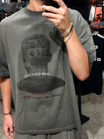T -Shirt  Anxiety Grigio scuro