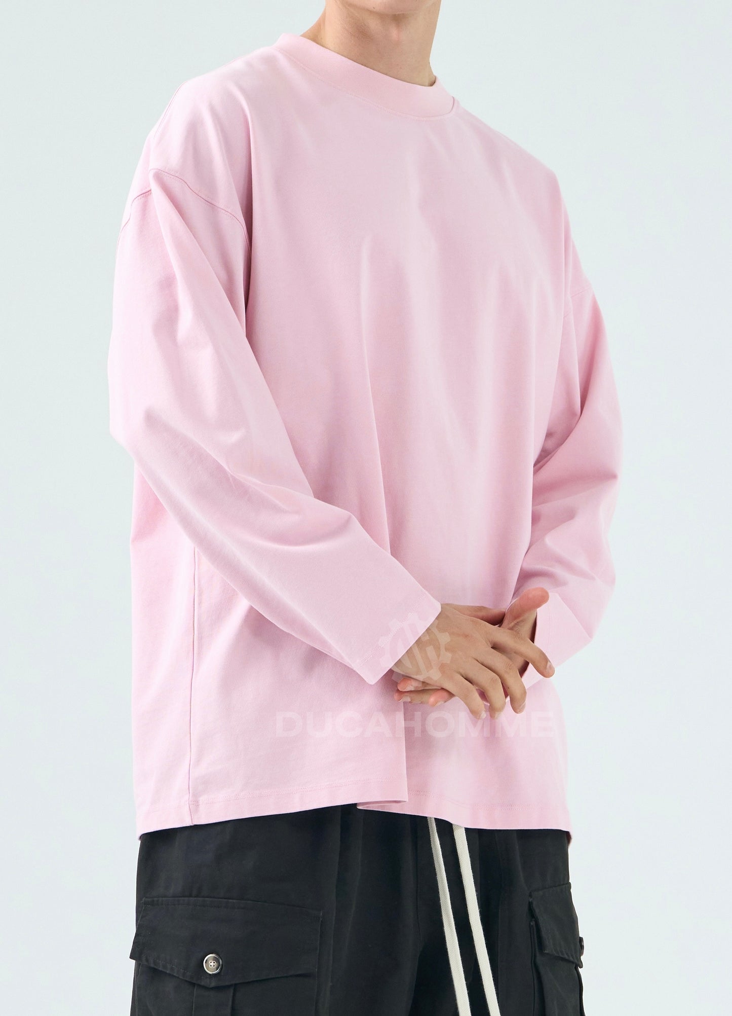 Maglia manica lunga rosa