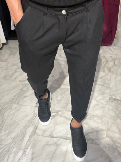 Pantalone Capri fit nero