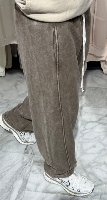 Pantalone tuta felpato Brown
