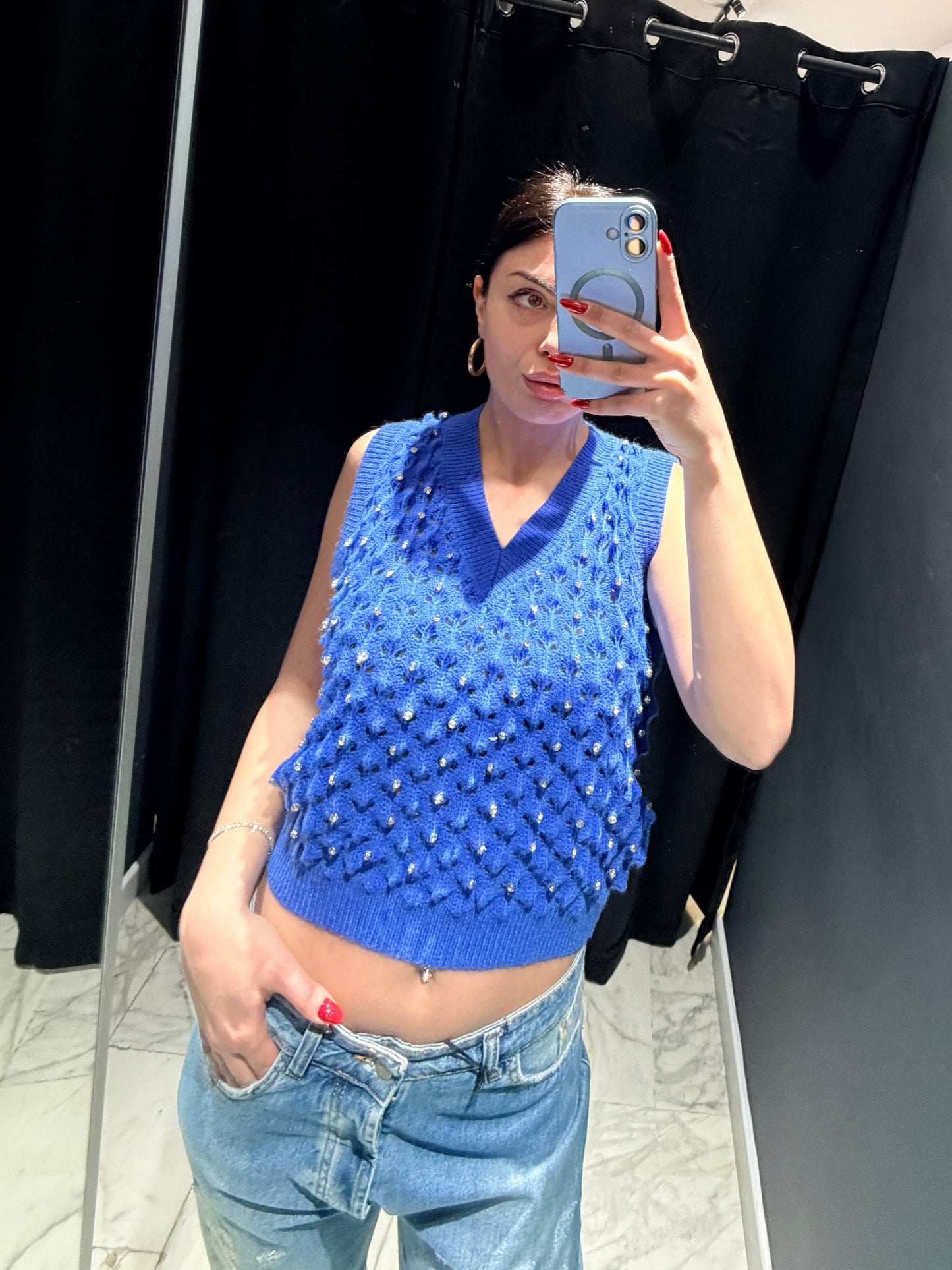 Gilè’ blu Diamond