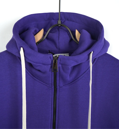 BASIC ZIP-UP SWEATSHIRT