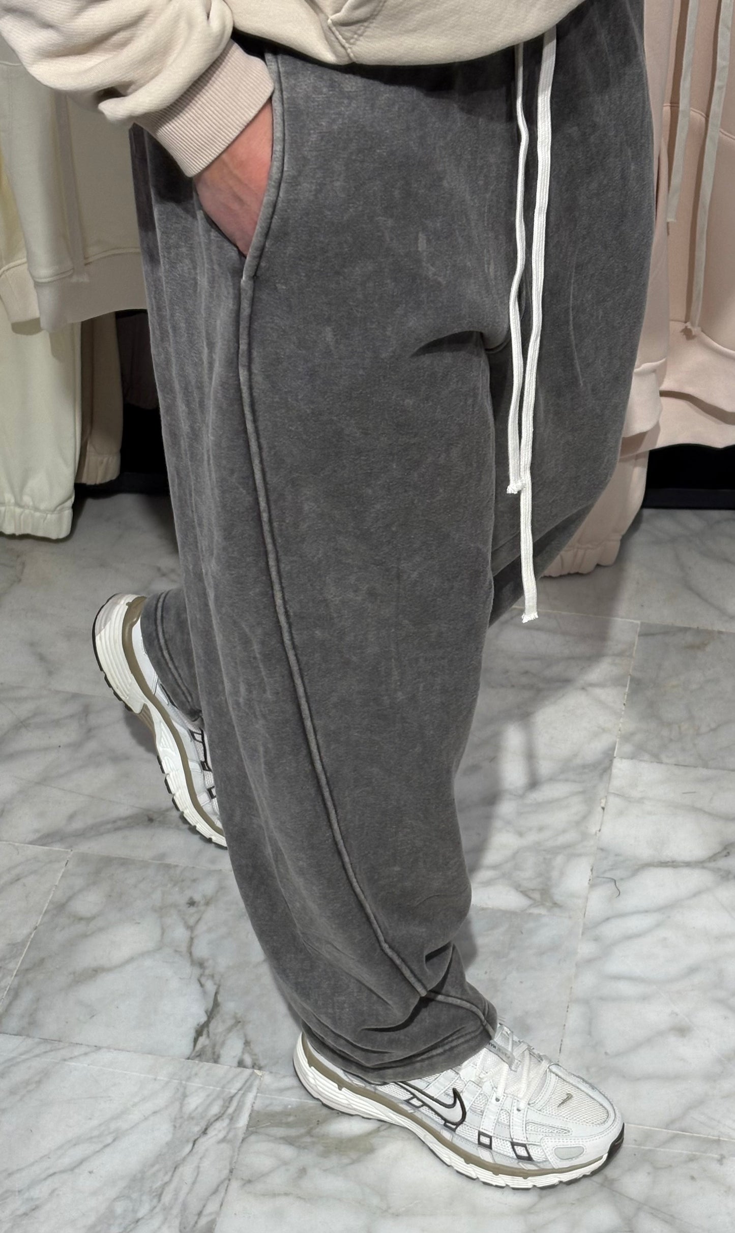 Pantalone tuta  felpato grey