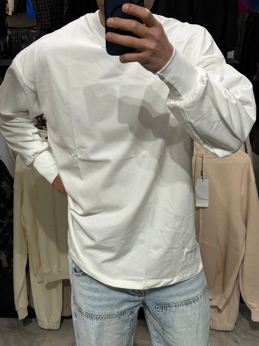 Maglietta manica lunga White