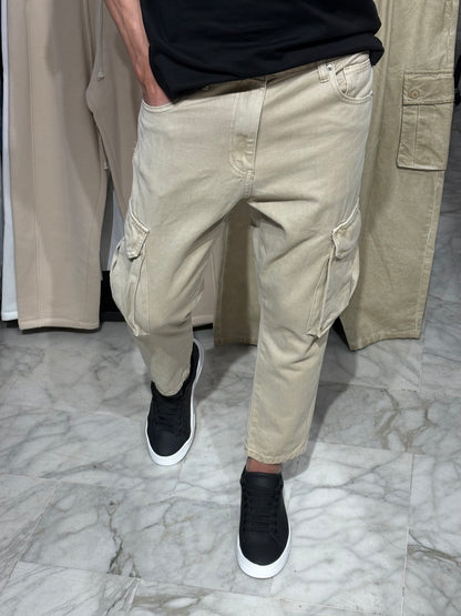 Completo Denim beige