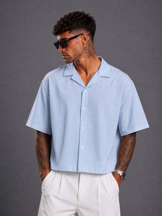 Camicia Croo Celeste