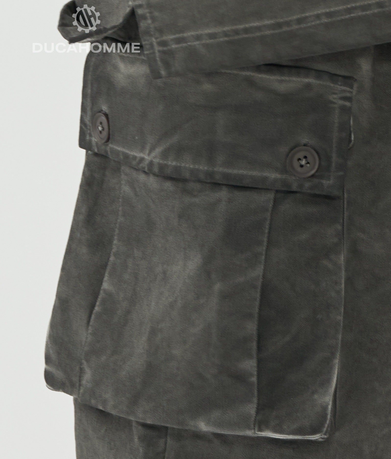 Pantalone cargo slavato