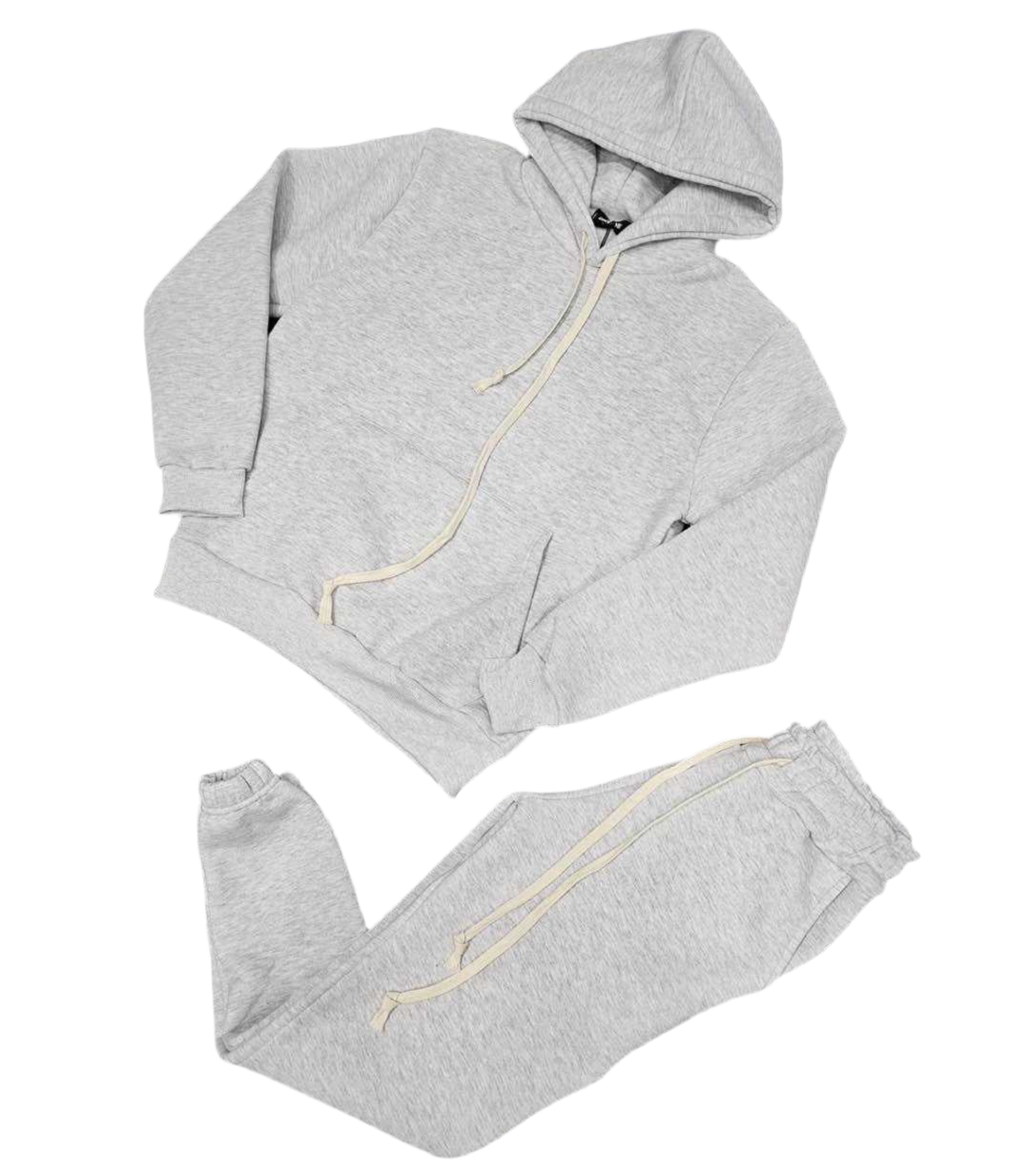 Tuta felpata con lacci