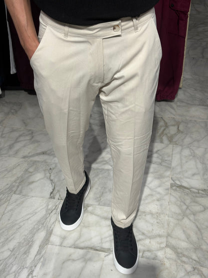 Pantalone Capri fit beige