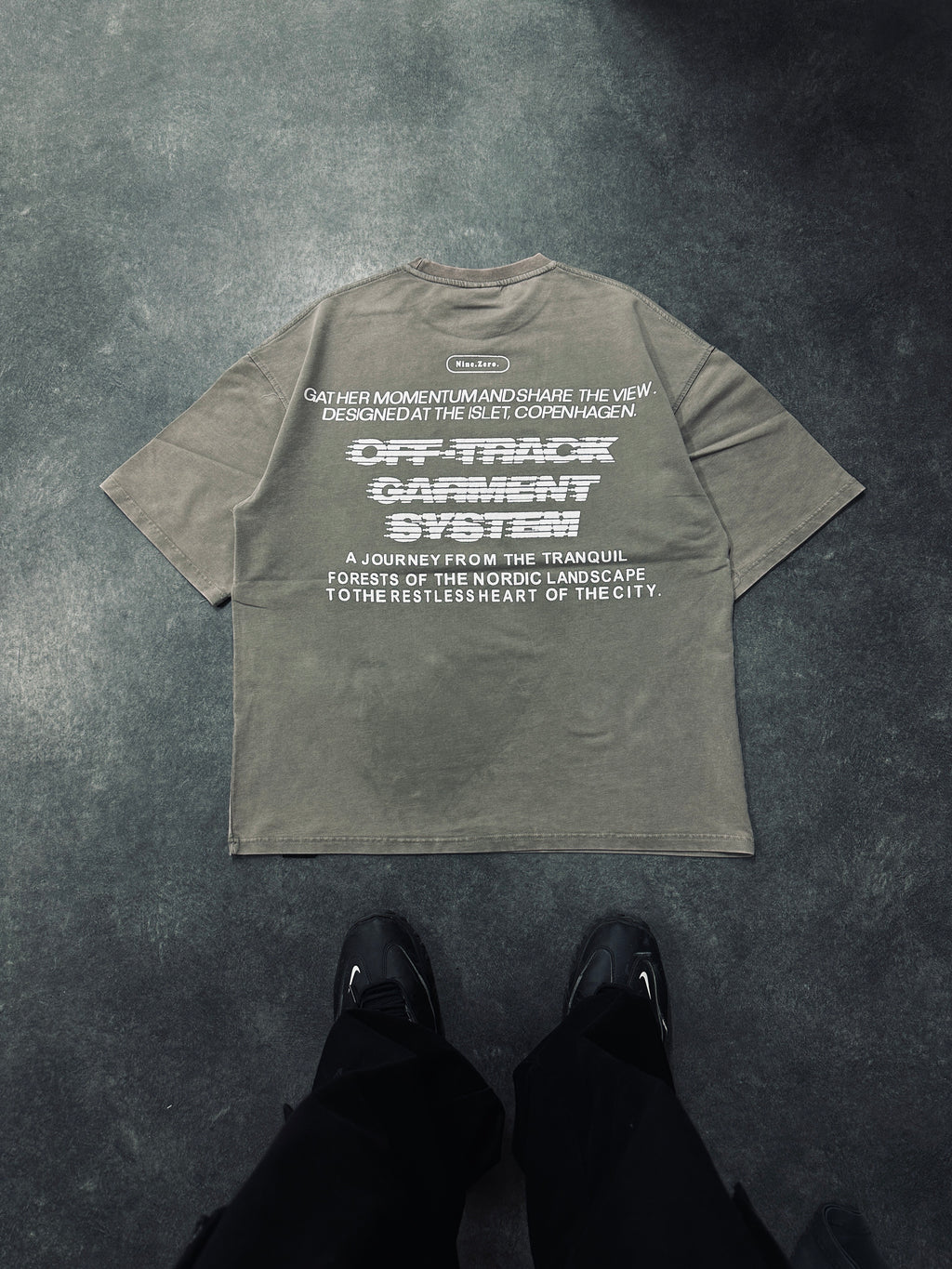 T-SHIRT STAMPA Oversize CROOP 220gr