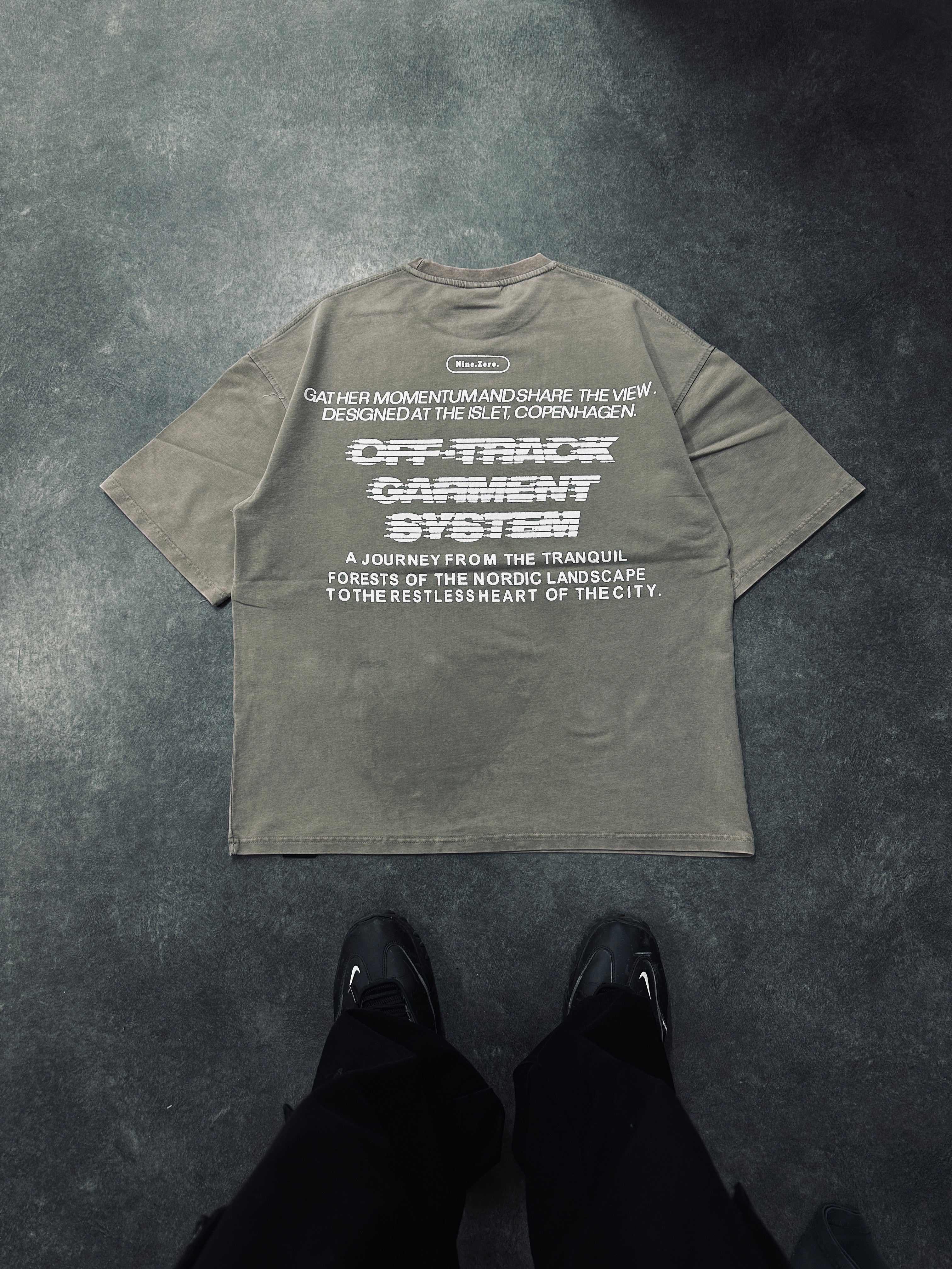 T-SHIRT STAMPA Oversize CROOP 220gr