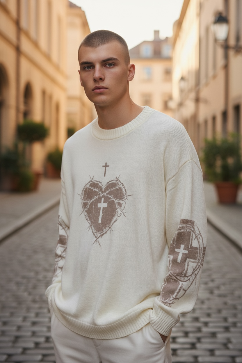 Maglione Cuore Sacro