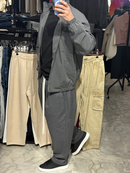 Pantalone con lacci grigio