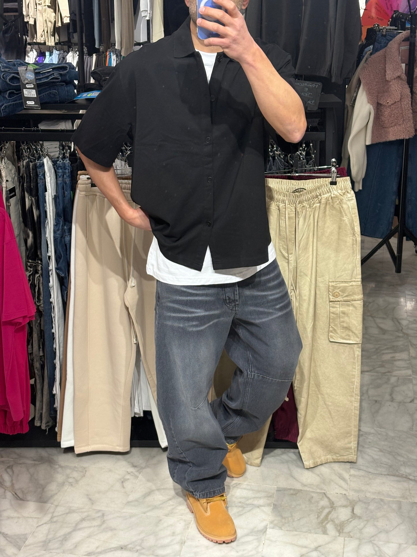 Polo rivisitata con bottone