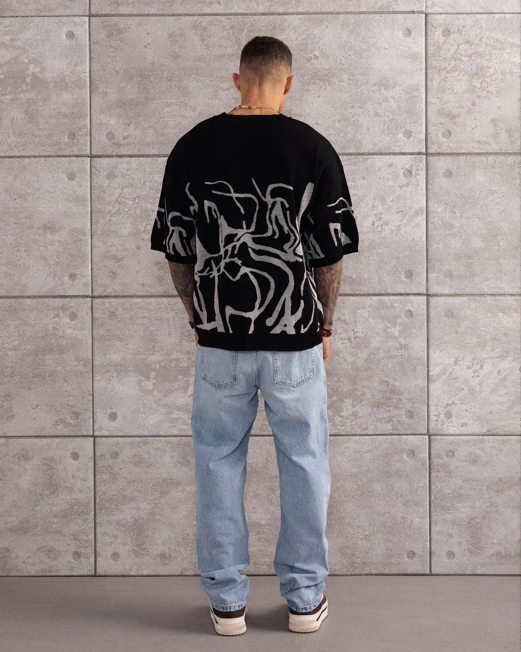 TSHIRT MAILLE CROCHET