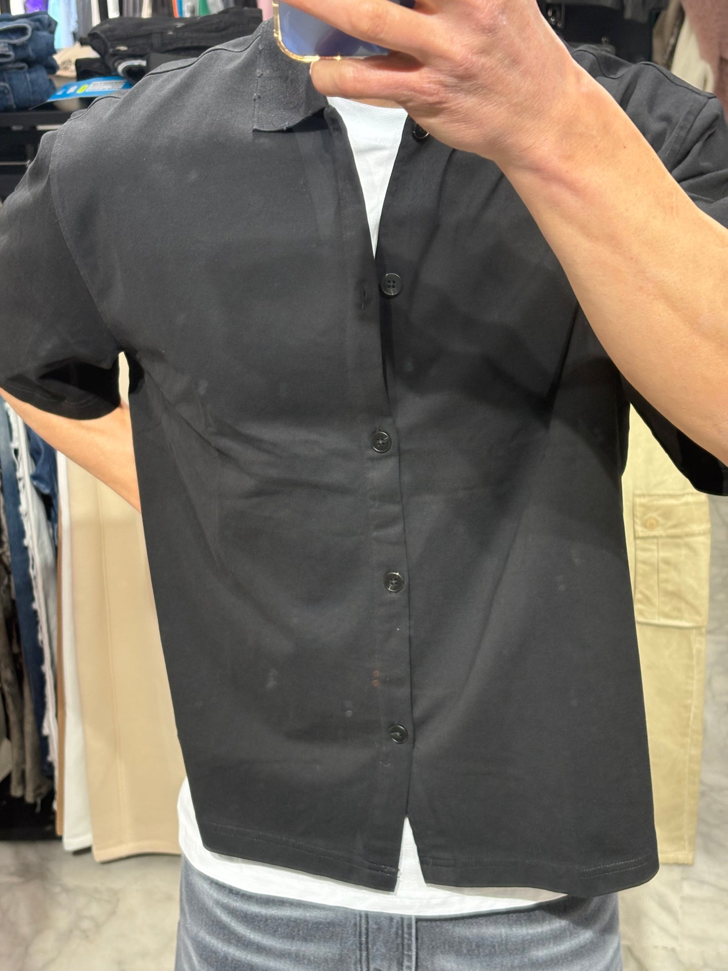 Polo rivisitata con bottone