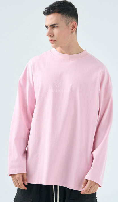 Maglia manica lunga rosa