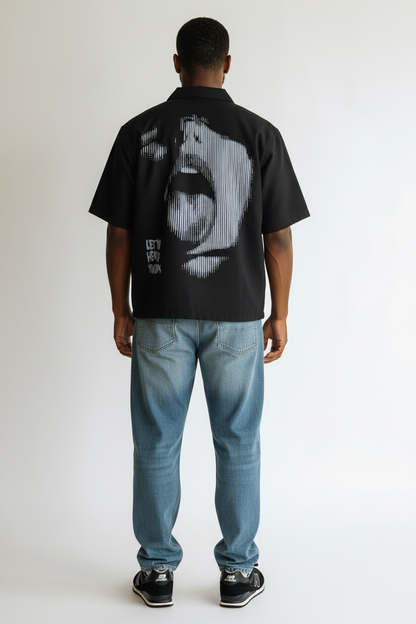 Camicia con zip Davide Homme