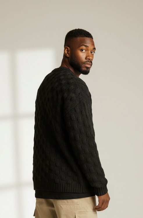 MAGLIONE EFFETTO BUCATO ALWAYS JEANS