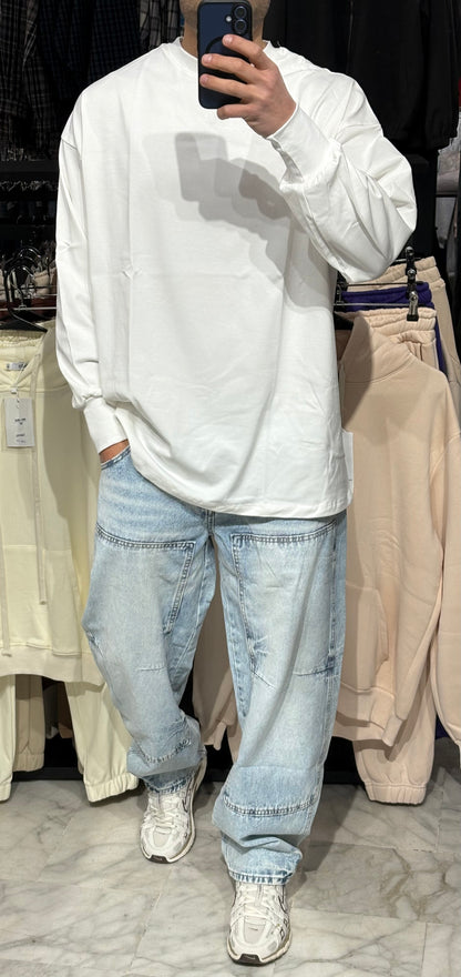 Maglietta manica lunga White
