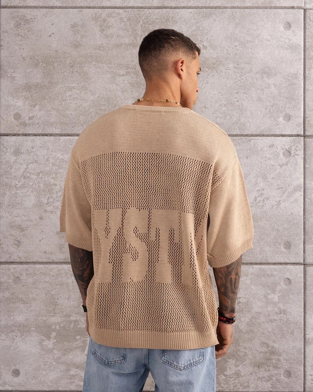 TSHIRT MAILLE CROCHET