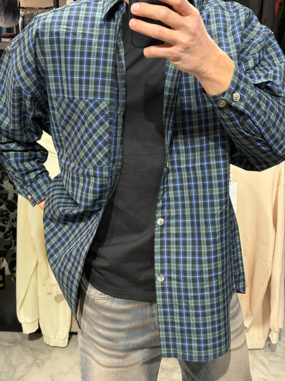 Camicia a scacchi Blu