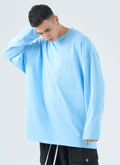 Maglia manica lunga celeste