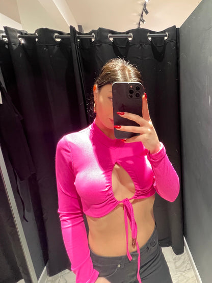 Top fucsia