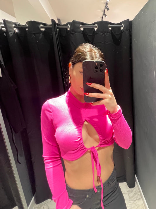 Top fucsia