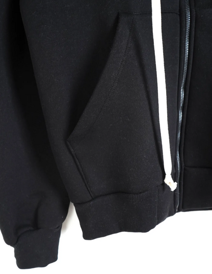 BASIC ZIP-UP SWEATSHIRT