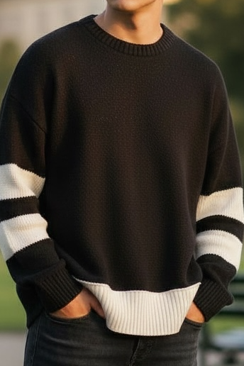 Maglione Black and White