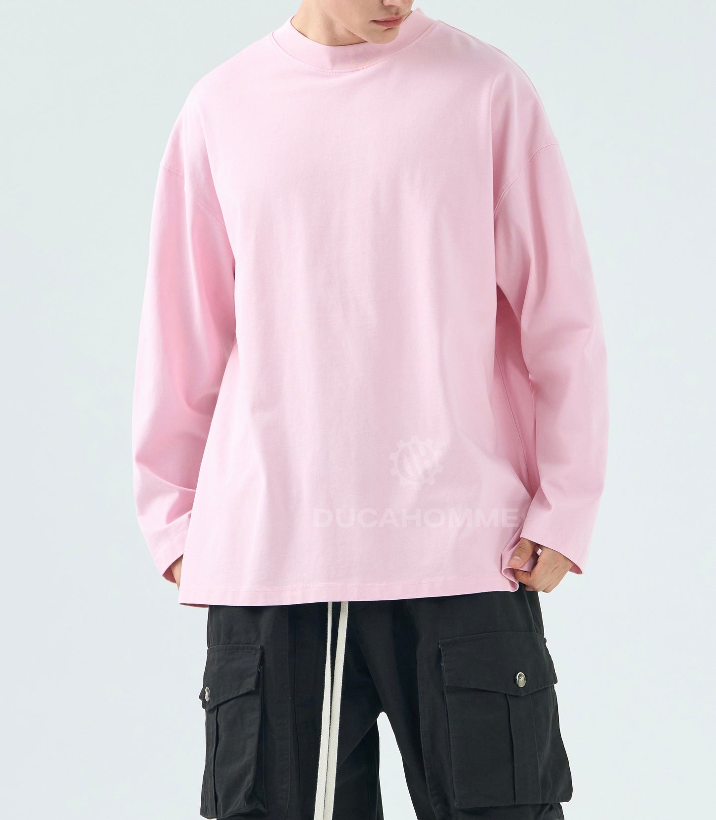 Maglia manica lunga rosa