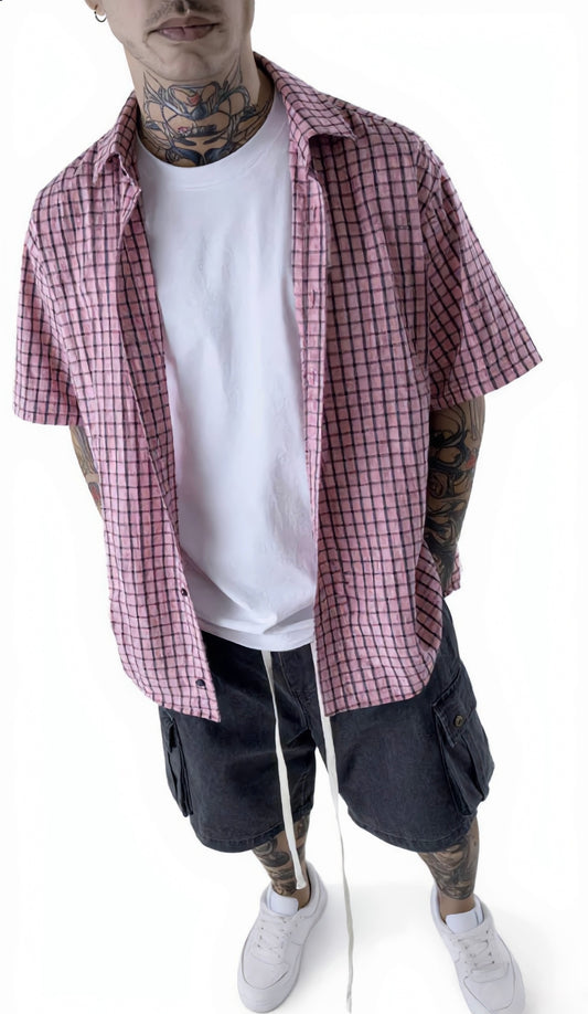 Camicia a Quardi Rosa